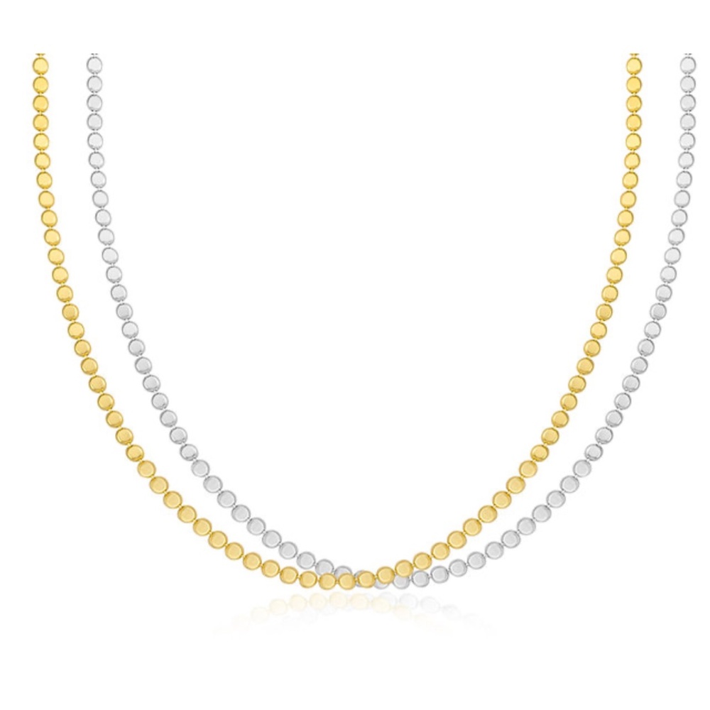 MB Styles gold dot chain necklace